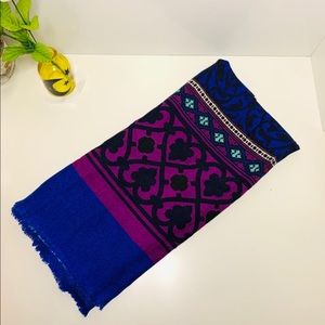 Collection Eighteen Damask Design Fringe Scarf